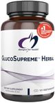 Designs for Health GlucoSupreme Herbal Supplement - Berberine HCl, Banaba, Ginseng + Cinnamon Extract - Vegan, Non-GMO Supplements (120 Capsules)