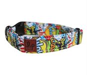 Lana Paws Comic Strip Skin-Friendly, Fabric Dog Collar Belt, Small, Adult Shih Tzu & Similar