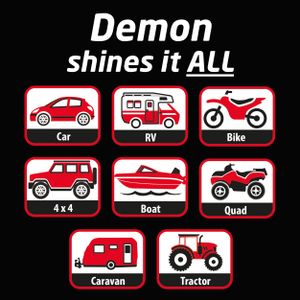 CarPlan Demon Shine Spray – High Gloss Car Polish, Pink 1L