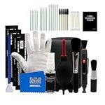 MMOBIEL Camera Lens Cleaning Kit - 53 Pieces - Professional DSLR Camera Cleaning Kit with APS-C & Full Frame Cleaning Swabs - Sensor Cleaning Kits for DSLR, Mirrorless, Lens Cleaner - Incl. Manual