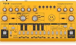 Behringer TD-3-AM Analog Bass Line Synthesizer with VCO/VCF, Yellow