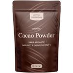 Organic Cacao Powder 1kg from Premium Unsweetened Organic Coco Powder from Raw Cacao Beans Suitable for Baking Hot Chocolate Available in Bulk…