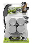 GorillaGlides CB323 1-1/4 Inch (32mm) Furniture Sliders/Chair Glide Floor Protectors (Set of 8 Glides) Screw-On or Self-Adhesive, for Sliding on Carpet and Hard Surface Flooring, Round