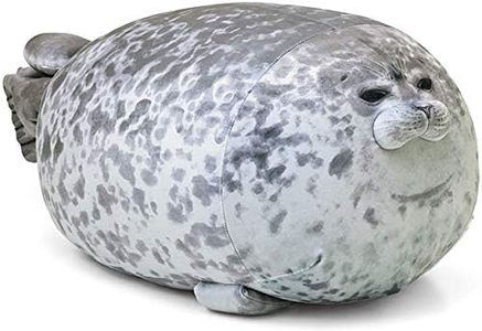 Chubby Blob Seal Pillow,Stuffed Cotton Plush Animal Toy Cute Ocean Pillow Pets Medium(17.6 in)