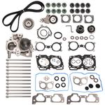 Engine Timing Belt Kit with New Water Pump+Head Gasket Set+Head Bolt Set, For Subaru Forester/Impreza/Legacy/Outback 2.5L 2006-2011#OE TCKWP304A WP304K1C TKF006 TKF-006 AWK1309 HS26415PT-1 ES72212