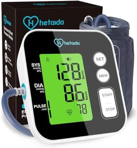 Blood Pressure Monitor, Upper Arm Blood Pressure Machine for Home Use, Digital Talking BP Monitor with 2x99 Readings Memory Adjustable Cuff 8.7"-16.5" Large LCD Backlit Display