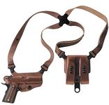 Galco International Miami Classic Shoulder System for 1911 5-Inch Colt, Kimber, para, Springfield (Tan, Right-Hand)