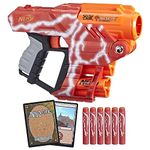 Nerf LMTD Lightning Lair, Magic: The Gathering Secret Lair Blaster with 6 Darts, 2 Shells, and 2 Promo Trading Cards