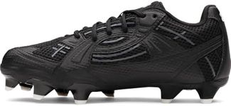 Under Armour Women's Glyde Sola Pro TPU Softball Cleats, (001) Black/White/Black, 8.5, US