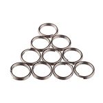 Diy Crafts 5845 Split Titanium Small Key Rings for Jewelry, 12 Mm, Multicolor, Pack of 10