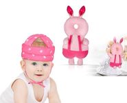 SHOPTOSHOP Baby Safety Helmet Infant Toddler Helmet,No Bump Safety Head Cushion Bumper Bonnet Adjustable Protective Cap Child Safety Hat Running Walking (COMBO-STAR-HELMET-BAG-SUPPORT-PINK)