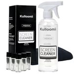 (84oz) Large Screen Cleaner Spray – 2500ml Streak-Free Screen Cleaning Kit for LCD LED OLED TV, Computer, Laptop, Monitor, Phone, MacBook, Ipad - 5pcs Concentrated Solution+Microfiber Cloth Wipe