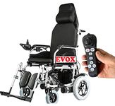 EVOX RECLINING WHEELCHAIR WITH PORTABLE REMOTE WC-104 | ELECTRIC BATTERY | SPECIAL TAIWAN MOTOR