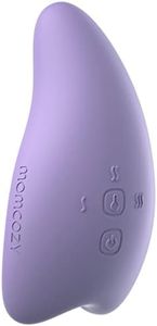 Momcozy Warming Lactation Massager 2-in-1, Soft Breast Massager for Breastfeeding, Heat + Vibration Adjustable for Clogged Ducts, Improve Milk Flow, Lilac