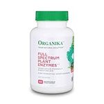 Organika Full Spectrum Plant Enzymes- Helps Break Down Carbs, Fat, Protein, Dairy- 60 vcaps