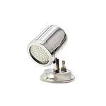 MARINE CITY 316 Grade Stainless Steel Swivel Head Halogen Cabin Reading Chart Light for Boats – Caravans – RVs – Campers – Cabins (Pack of 1)