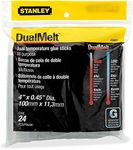 Stanley GS20DT Dual Temperature 4-Inch Glue Sticks, 24-Pack