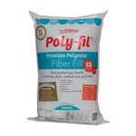 Poly-Fil PF12A Premium Fiber Fill 12 Ounce Bag, White