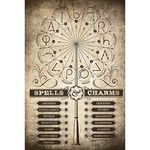 Grupo Erik Harry Potter Poster Spells & Charms - 36 x 24 inches / 91.5 x 61 cm - Shipped Rolled Up - Cool Posters - Art Poster - Posters & Prints - Wall Posters