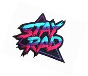 PatchClub - Stay Rad Patch Embroidered Iron On/Sew On Cool Patch… PatchClub - Stay Rad Patch Embroidered Iron On/Sew On Cool Patch