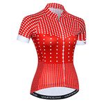 Hotlion Women's Cycling Jersey Tops Summer Bike Shirt Short Sleeve Bicycle Clothing CD5731