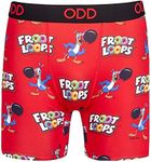 Odd Sox, Froot Loops, Men's Boxer Briefs, Funny Novelty Underwear, Large