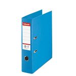 Esselte A4 Lever Arch File, Light Blue, 72mm Spine, Plastic, 811311