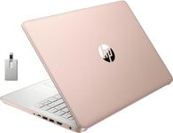 HP Stream 14" HD BrightView Laptop, Intel Celeron N4120, 16GB RAM, 64GB SSD, Intel HD Graphics, 720p Webcam, 1 year Office 365, Gold, Win 11, 32GB Hotface USB Card