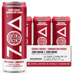 ZOA Zero Sugar Energy Drinks, Cherry Limeade - 355ml (Pack of 12)