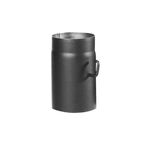 Kamino - Flam Stove Pipe with Throttle, Steel, Grey, 120 mm