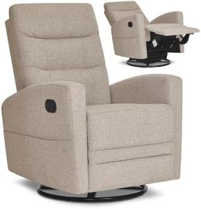 Dream On Me Chatham Deluxe Nursery Glider Recliner, Amazon Exclusive, Warm Sand