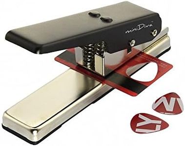 Minidiva Professional Guitar Plectrum Punch Picks Maker Card Cutter DIY Own Pick (Black)