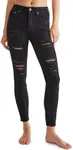 AEROPOSTALE Women's Aero HW Jegging, Black, 4