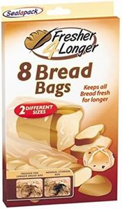 Sealapack SAP1041 READY TO USE FRESHER 4 LONGER BREAD BAGS, PACK OF 8, Clear, 24.5 cm*14.0 cm*2.0 cm