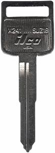 Key Blank Fits Many Suzuki Bike Models