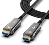 RADIN AUDIO Active 8K @60Hz Fiber Optic HDMI Cable 32.8 ft / 10m - Supporting 8K@60Hz 4K@120Hz HDR - Designed for Projector, Xbox, PS5, Apple TV, PC Gaming, Black