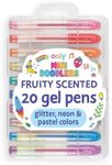 Ooly Scented Mini Doodlers Gel Set of 20 Pens - 20 Mini Glitter, Neon and Pastel Scented Gel Pens for Kids, Adults, Art Supplies, stationery Supplies [Mini Doodlers Gel Pens - 20 Pack]