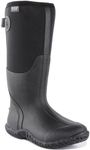 BOGS Womens Mesa Waterproof Boot Rain, Adjustable Calf-Black, 5 UK