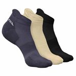 HEELIUM Bamboo Socks for Women | Ankle Length | Odour-Free & Breathable | Padded Base & Anti-bacterial | 3X Softer than Cotton Socks