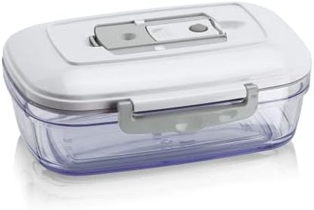 MagicVac 46953 Family Rectangular Canister, 1 Litre Capacity, Clear