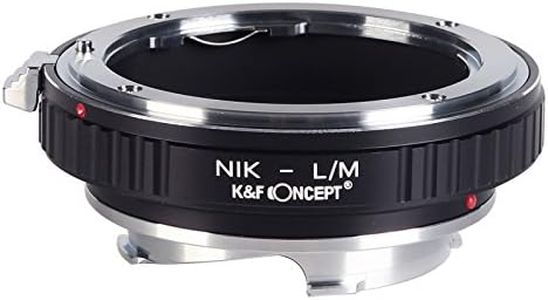 K&F Concept Lens Mount Adapter for Nikon Nikkor F Mount Lens to Leica M Mount Camera Body