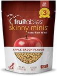 Fruitables Skinny Mini Dog Treats – Healthy Treats for Dogs – Low Calorie Training Treats – Free of Wheat, Corn and Soy – Apple Bacon – 5 Ounces