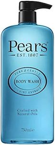 Pears Pure & Gentle Body Care 750 ml Mint Extract Made with Natural Oils and Soap-Free Nourishing Moisturiser and Natural Extracts