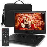 16.9" Portable DVD Player with 14.1" Large HD Screen, High Volume Speaker, with Extra Carrying Bag..