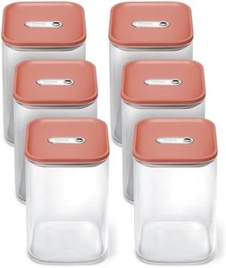 Caraway Large Glass Airtight Container 6-Pack Food Storage Container - Perracotta