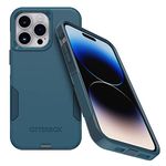 OtterBox Polycarbonate Synthetic Rubber Iphone 14 Pro Max (Only) Commuter Series Case-Dont Be Blue (Blue), Slim & Tough, Pocket-Friendly, With Port Protection