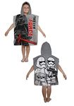 Kids Star Wars Poncho Towel Hooded Cotton, 50 cm x 115 cm (Approx)