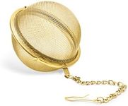 Pinky Up Small Ball in Gold Tea Infusers