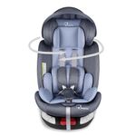 Babykins Convertible Isofix Car Seat for Baby, 0-12 Years | Car Seat for Child & Kids | 360° Rotation & 4 Recline Positions | ECE R44/04 Certified | 5-Point Harness | Blue