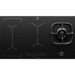 Electrolux 90cm Ultimate Taste 900 built-in hybrid induction hob with 4 cooking zones EHH957BE